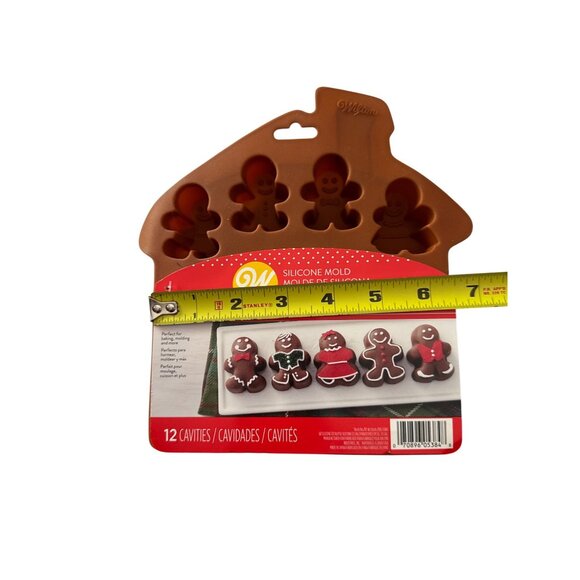 Wilton Gingerbread Silicone Mold Christmas Holiday Baking - Picture 4 of 4
